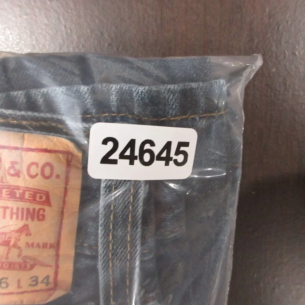 Vintage Levis Jeans Mens 36x34 Blue 527 Slim Bootcut Western Cowboy Denim Pants
